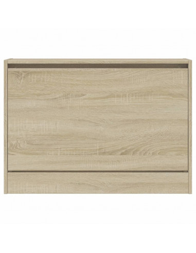 Scarpiera Rovere Sonoma 80x21x57 cm in Legno Multistrato