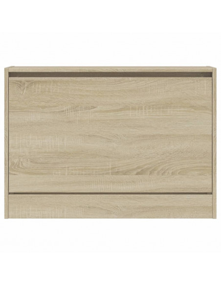 Scarpiera Rovere Sonoma 80x21x57 cm in Legno Multistrato