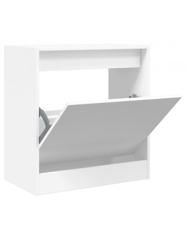 Scarpiera Bianca 60x34x63,5 cm in Legno Multistrato