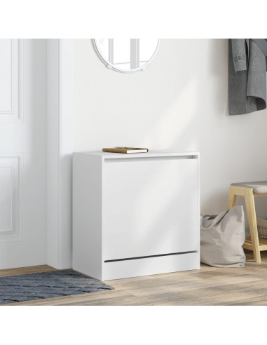 Scarpiera Bianca 60x34x63,5 cm in Legno Multistrato