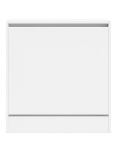Scarpiera Bianca 60x34x63,5 cm in Legno Multistrato