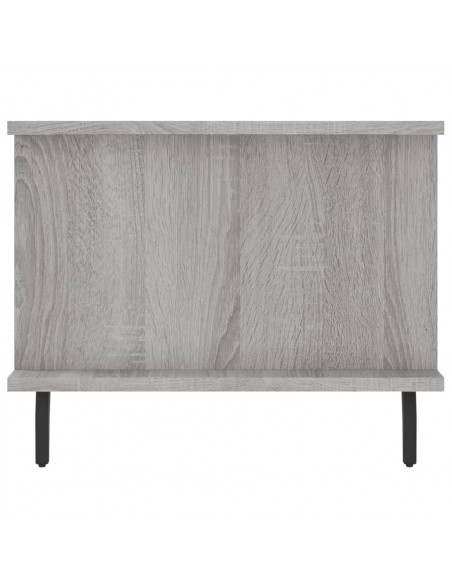 Tavolino da Salotto Grigio Sonoma 90x50x40 cm Legno Multistrato