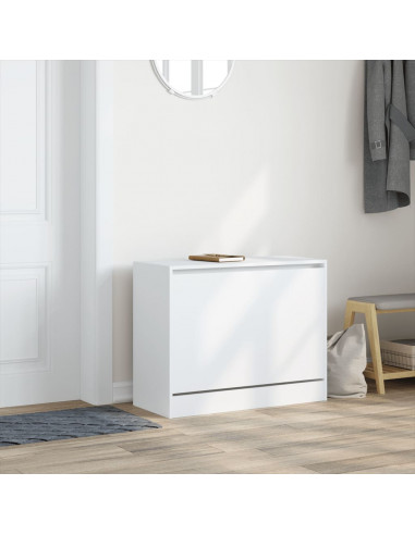 Scarpiera Bianca 80x34x63 cm in Legno Multistrato