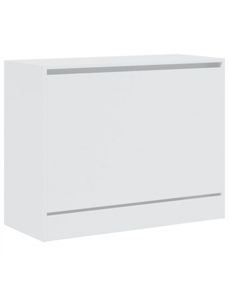 Scarpiera Bianca 80x34x63 cm in Legno Multistrato