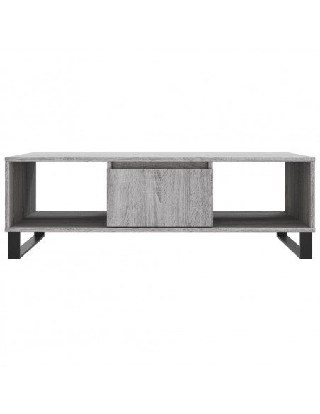 Tavolino da Salotto Grigio Sonoma 104x60x35cm Legno Multistrato