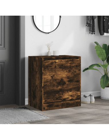 Scarpiera Rovere Fumo 60x42x69 cm in Legno Multistrato
