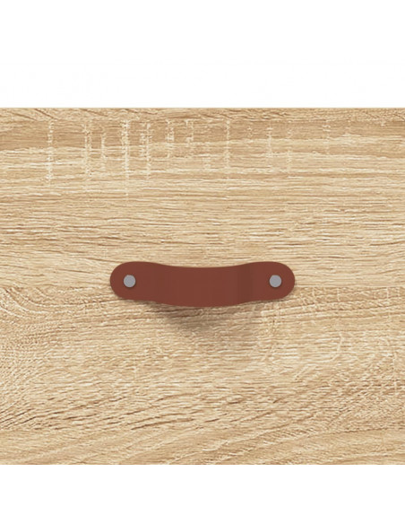 Tavolino da Salotto Rovere Sonoma 90x50x40 cm Legno Multistrato