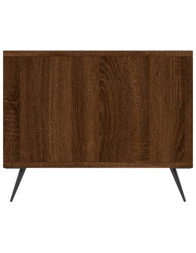 Tavolino da Salotto Rovere Marrone 90x50x40cm Legno Multistrato