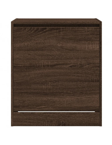 Scarpiera Rovere Marrone 60x42x69 cm in Legno Multistrato