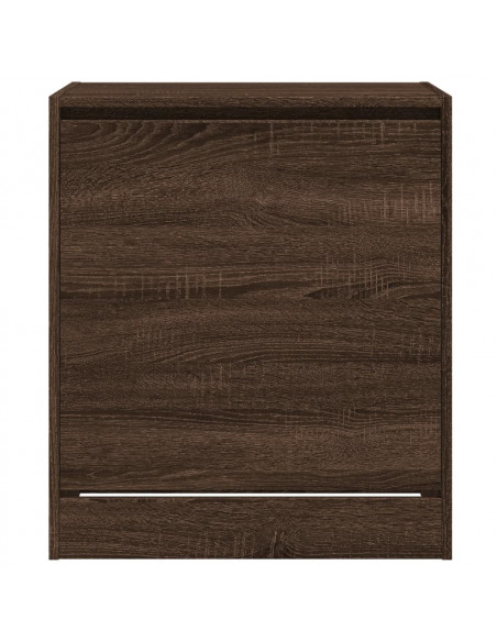 Scarpiera Rovere Marrone 60x42x69 cm in Legno Multistrato