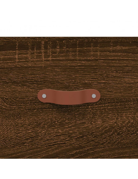 Tavolino da Salotto Rovere Marrone 90x50x40cm Legno Multistrato