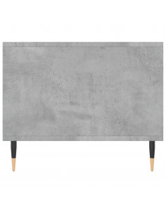 Tavolino da Salotto Grigio Cemento 90x50x40cm Legno Multistrato 2