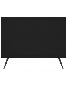 Tavolino da Salotto Nero 90x50x40 cm in Legno Multistrato 2