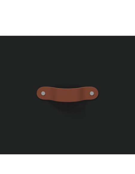 Tavolino da Salotto Nero 90x50x40 cm in Legno Multistrato