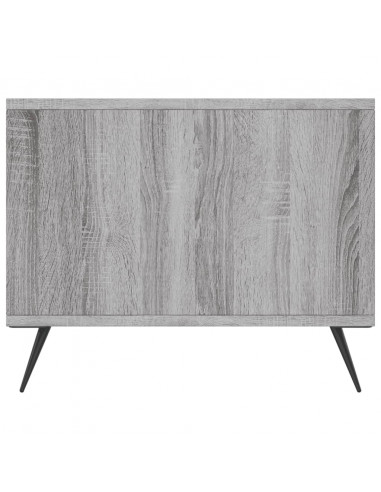 Tavolino da Salotto Grigio Sonoma 90x50x40 cm Legno Multistrato