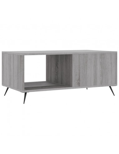 Tavolino da Salotto Grigio Sonoma 90x50x40 cm Legno Multistrato