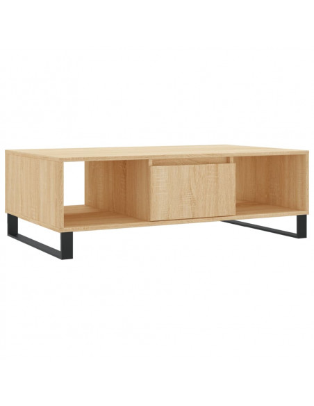 Tavolino da Salotto Rovere Sonoma 104x60x35cm Legno Multistrato