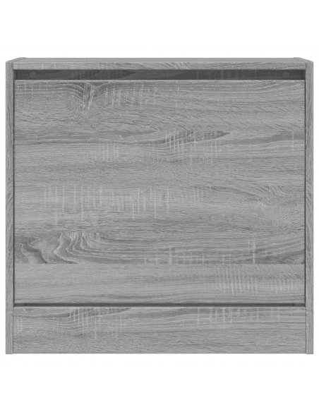Scarpiera Grigio Sonoma 60x21x57 cm in Legno Multistrato