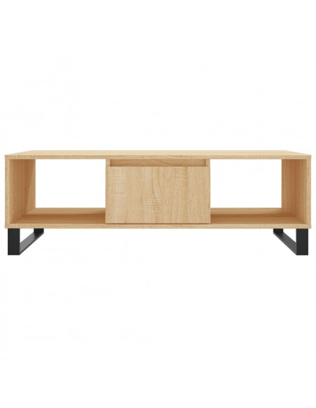Tavolino da Salotto Rovere Sonoma 104x60x35cm Legno Multistrato