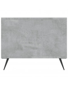 Tavolino da Salotto Grigio Cemento 90x50x40cm Legno Multistrato 2