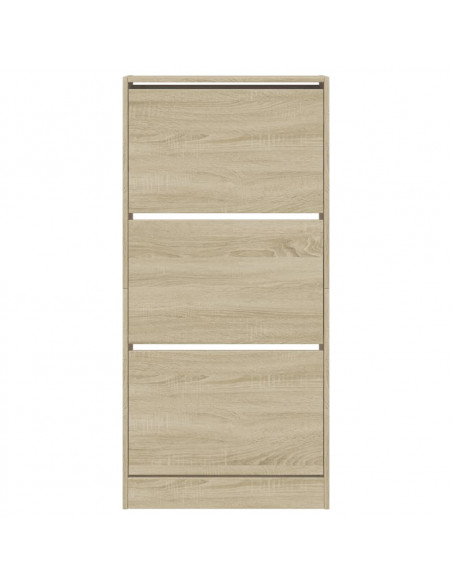 Scarpiera Rovere Sonoma 60x21x125,5 cm in Legno Multistrato