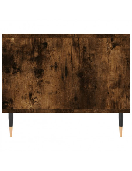 Tavolino da Salotto Rovere Fumo 90x50x40cm in Legno Multistrato