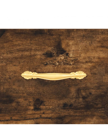 Tavolino da Salotto Rovere Fumo 90x50x40cm in Legno Multistrato
