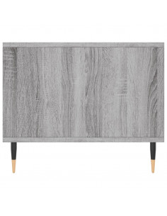 Tavolino da Salotto Grigio Sonoma 90x50x40 cm Legno Multistrato 2