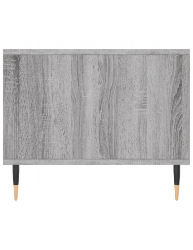 Tavolino da Salotto Grigio Sonoma 90x50x40 cm Legno Multistrato