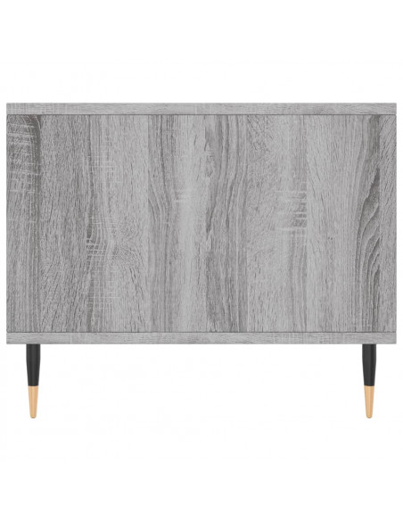 Tavolino da Salotto Grigio Sonoma 90x50x40 cm Legno Multistrato