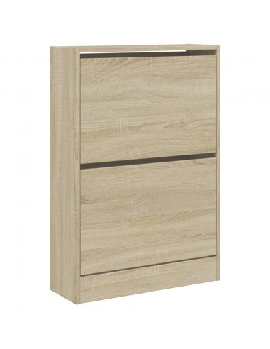 Scarpiera Rovere Sonoma 60x21x87,5 cm in Legno Multistrato
