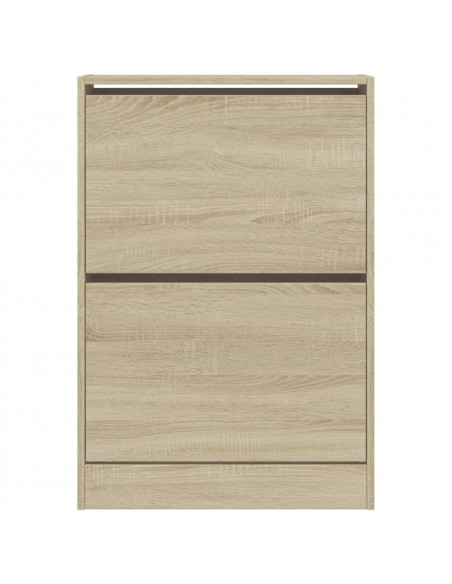 Scarpiera Rovere Sonoma 60x21x87,5 cm in Legno Multistrato