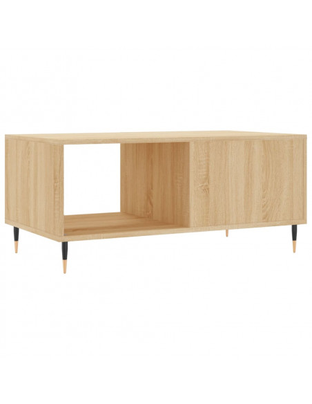 Tavolino da Salotto Rovere Sonoma 90x50x40 cm Legno Multistrato