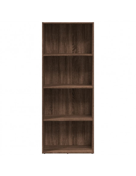 Libreria Rovere Marrone 60x30x152 cm in Legno Multistrato