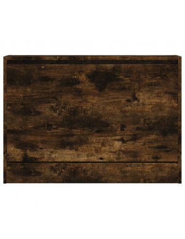 Scarpiera Rovere Fumo 80x21x57 cm in Legno Multistrato
