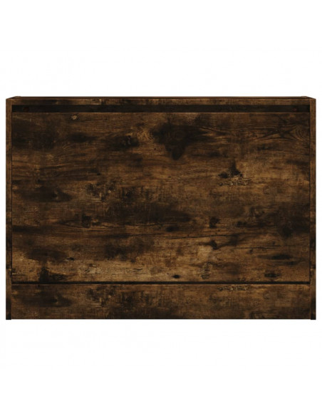 Scarpiera Rovere Fumo 80x21x57 cm in Legno Multistrato