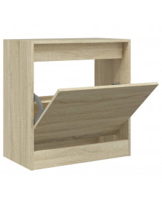 Scarpiera Rovere Sonoma 60x34x63,5 cm in Legno Multistrato 2
