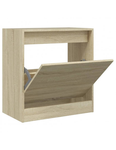 Scarpiera Rovere Sonoma 60x34x63,5 cm in Legno Multistrato