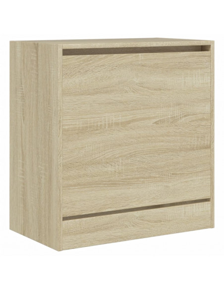 Scarpiera Rovere Sonoma 60x34x63,5 cm in Legno Multistrato