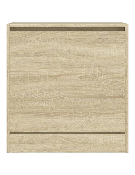 Scarpiera Rovere Sonoma 60x34x63,5 cm in Legno Multistrato
