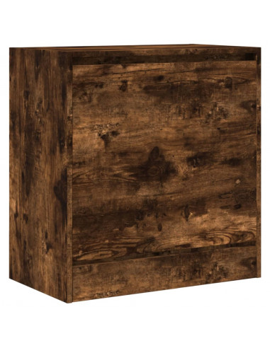 Scarpiera Rovere Fumo 60x34x63,5 cm in Legno Multistrato