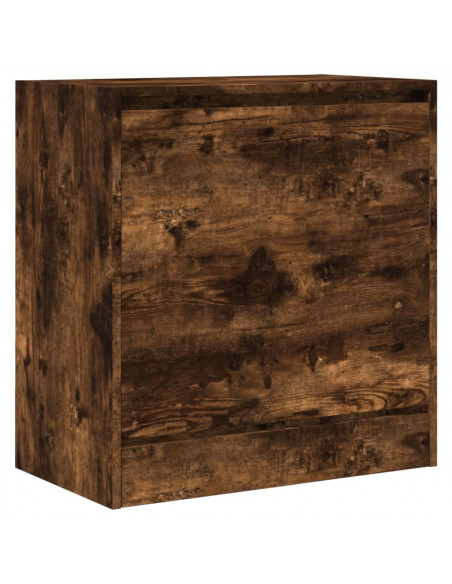 Scarpiera Rovere Fumo 60x34x63,5 cm in Legno Multistrato