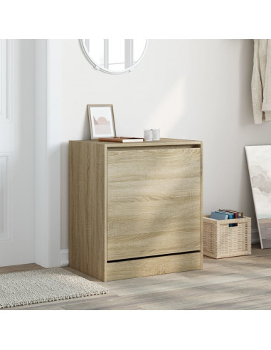 Scarpiera Rovere Sonoma 60x42x69 cm in Legno Multistrato