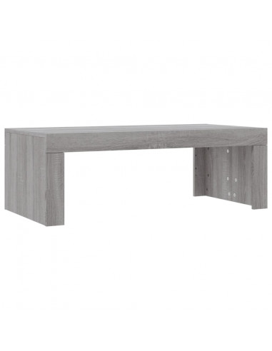 Tavolino da Salotto Grigio Sonoma 102x50x36cm Legno Multistrato
