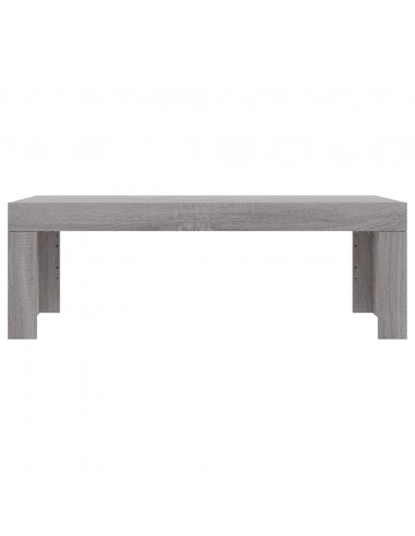 Tavolino da Salotto Grigio Sonoma 102x50x36cm Legno Multistrato