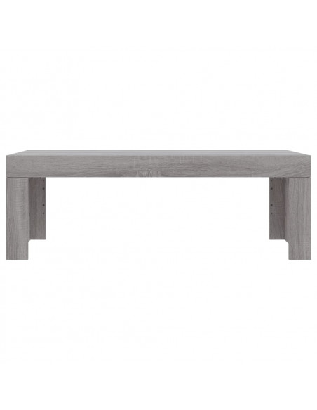 Tavolino da Salotto Grigio Sonoma 102x50x36cm Legno Multistrato