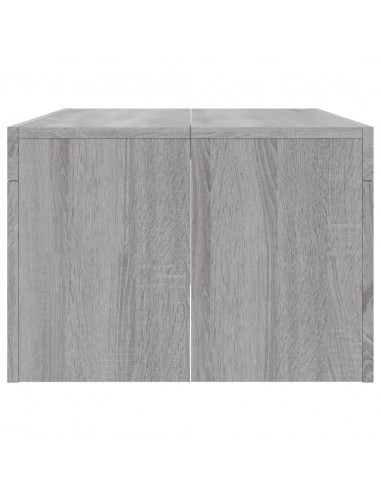Tavolino da Salotto Grigio Sonoma 102x50x36cm Legno Multistrato