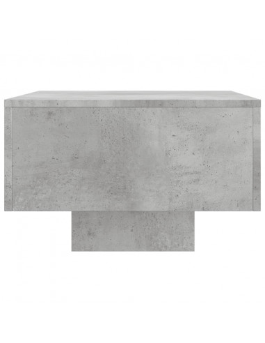 Tavolino Salotto Grigio Cemento 100x49,5x31cm Legno Multistrato