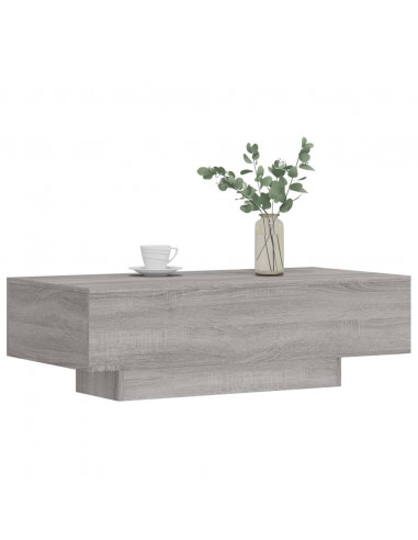 Tavolino Salotto Grigio Sonoma 100x49,5x31 cm Legno Multistrato