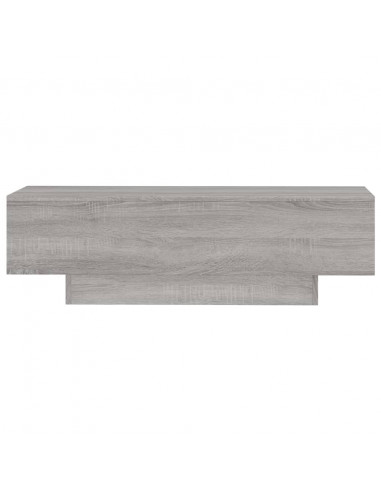 Tavolino Salotto Grigio Sonoma 100x49,5x31 cm Legno Multistrato